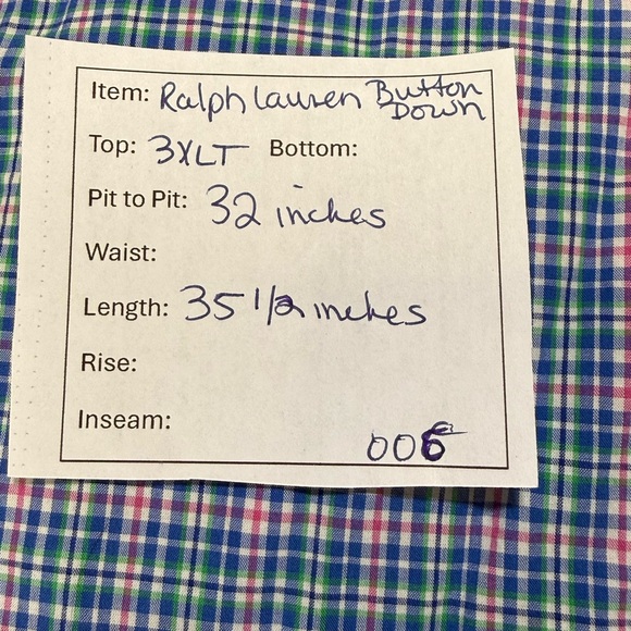 Ralph Lauren Multicolor Plaid Button Down Shirt - Picture 6 of 6